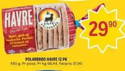Coop Prix POLARBRØD HAVRE 12 PK tilbud