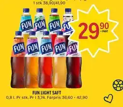 Coop Prix FUN LIGHT SAFT tilbud