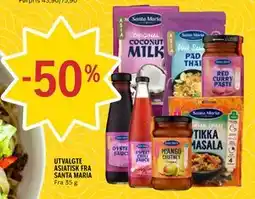 Coop Prix UTVALGTE ASIATISK FRA SANTA MARIA tilbud