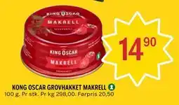 Coop Prix KONG OSCAR GROVHAKKET MAKRELL tilbud