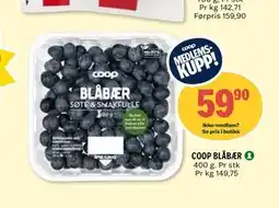 Coop Prix COOP BLÅBÆR, Medlemspris tilbud