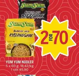 Coop Prix YUM YUM NUDLER tilbud