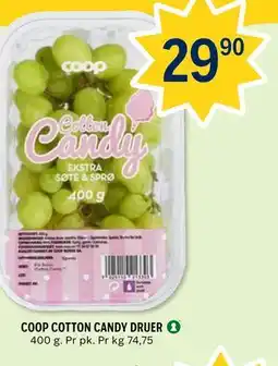 Coop Prix COOP COTTON CANDY DRUER tilbud