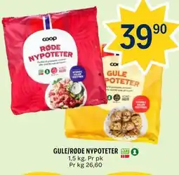 Coop Prix GULE/RØDE NYPOTETER tilbud