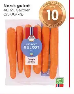 Meny Norsk gulrot tilbud
