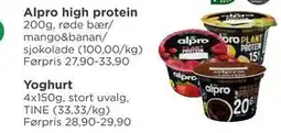 Meny Alpro high protein tilbud