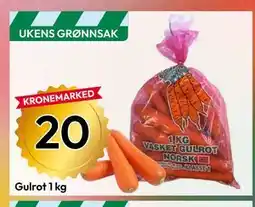 Gigaboks Gulrot 1 kg tilbud