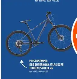 Coop Obs DBS SUPERNOVA ATLAS D275 TERRENGSYKKEL 26 tilbud