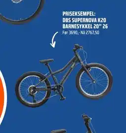 Coop Obs DBS SUPERNOVA K20 BARNESYKKEL 20” 26 tilbud