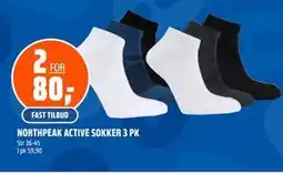 Coop Obs NORTHPEAK ACTIVE SOKKER 3 PK tilbud