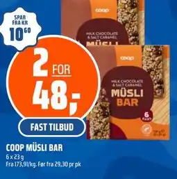 Coop Obs COOP MÜSLI BAR tilbud