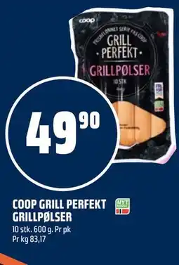 Coop Obs COOP GRILL PERFEKT GRILLPØLSER tilbud