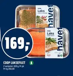 Coop Obs COOP LAKSEFILET tilbud