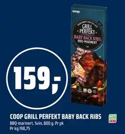 Coop Obs COOP GRILL PERFEKT BABY BACK RIBS tilbud