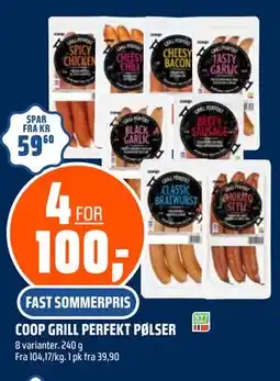 Coop Obs COOP GRILL PERFEKT PØLSER tilbud