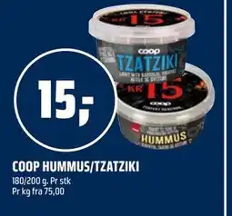 Coop Obs COOP HUMMUS/TZATZIKI tilbud