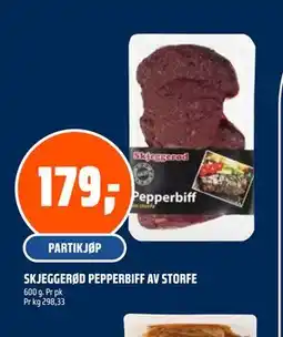 Coop Obs SKJEGGERØD PEPPERBIFF AV STORFE tilbud