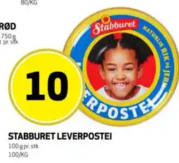 Bunnpris Stabburet leverpostei tilbud