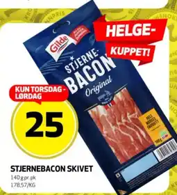 Bunnpris Stjernebacon skivet tilbud
