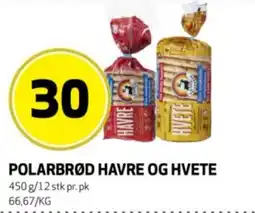 Bunnpris Polarbrød havre og hvete tilbud