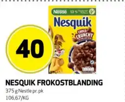 Bunnpris Nestle Nesquik frokostblanding tilbud