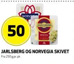Bunnpris Jarlsberg og norvegia skivet tilbud