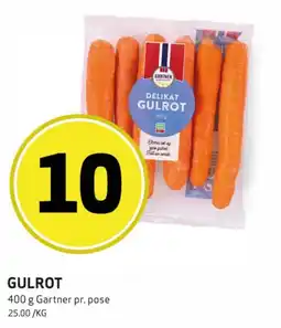 Bunnpris Gartner Gulrot tilbud
