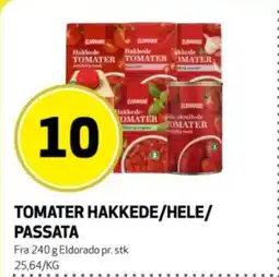 Bunnpris Eldorado Tomater hakkede/hele/ passata tilbud