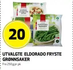 Bunnpris Utvalgte eldorado fryste grønnsaker tilbud