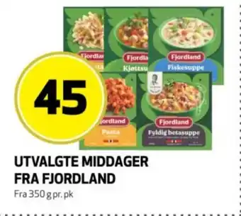 Utvalgte middager fra fjordland