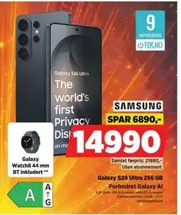 POWER Galaxy S26 Ultra 256 GB tilbud