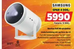 POWER SAMSUNG Bærbar Full HD-projektor tilbud