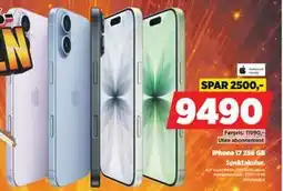 POWER iPhone 17 256 GB tilbud