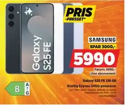 POWER Galaxy S25 FE 128 GB tilbud