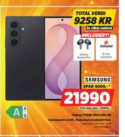 POWER Galaxy Fold8 Ultra 256 GB tilbud