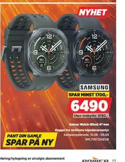 POWER Galaxy Watch Ultra2 47 mm tilbud