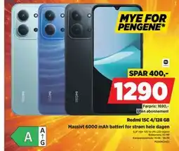 POWER Redmi 15C 4/128 GB tilbud