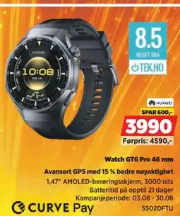 POWER Watch GT6 Pro 46 mm tilbud