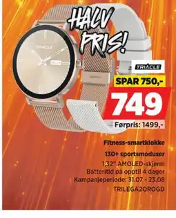 POWER Fitness-smartklokke tilbud