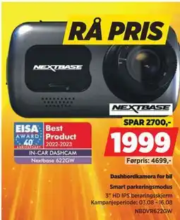 POWER Dashbordkamera for bil tilbud