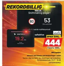 POWER GPS-system tilbud