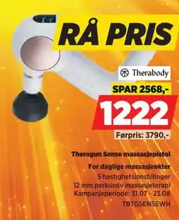 POWER Theragun Sense massasjepistol tilbud