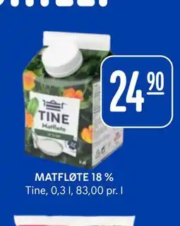 Rema 1000 MATFLØTE 18 % tilbud