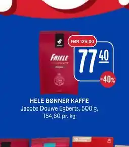 Rema 1000 HELE BØNNER KAFFE tilbud
