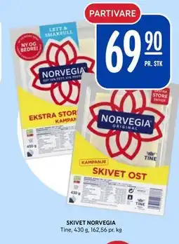 Rema 1000 SKIVET NORVEGIA tilbud