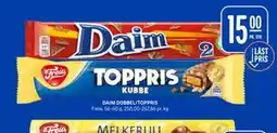 Rema 1000 DAIM DOBBEL/TOPPRIS tilbud