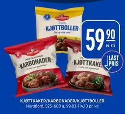 Rema 1000 KJØTTKAKER/KARBONADER/KJØTTBOLLER tilbud