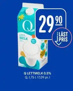 Rema 1000 Q LETTMELK 0.5% tilbud