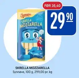 Rema 1000 SKRELLA MOZZARELLA tilbud