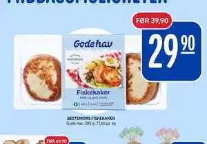Rema 1000 BESTEMORS FISKEKAKER tilbud